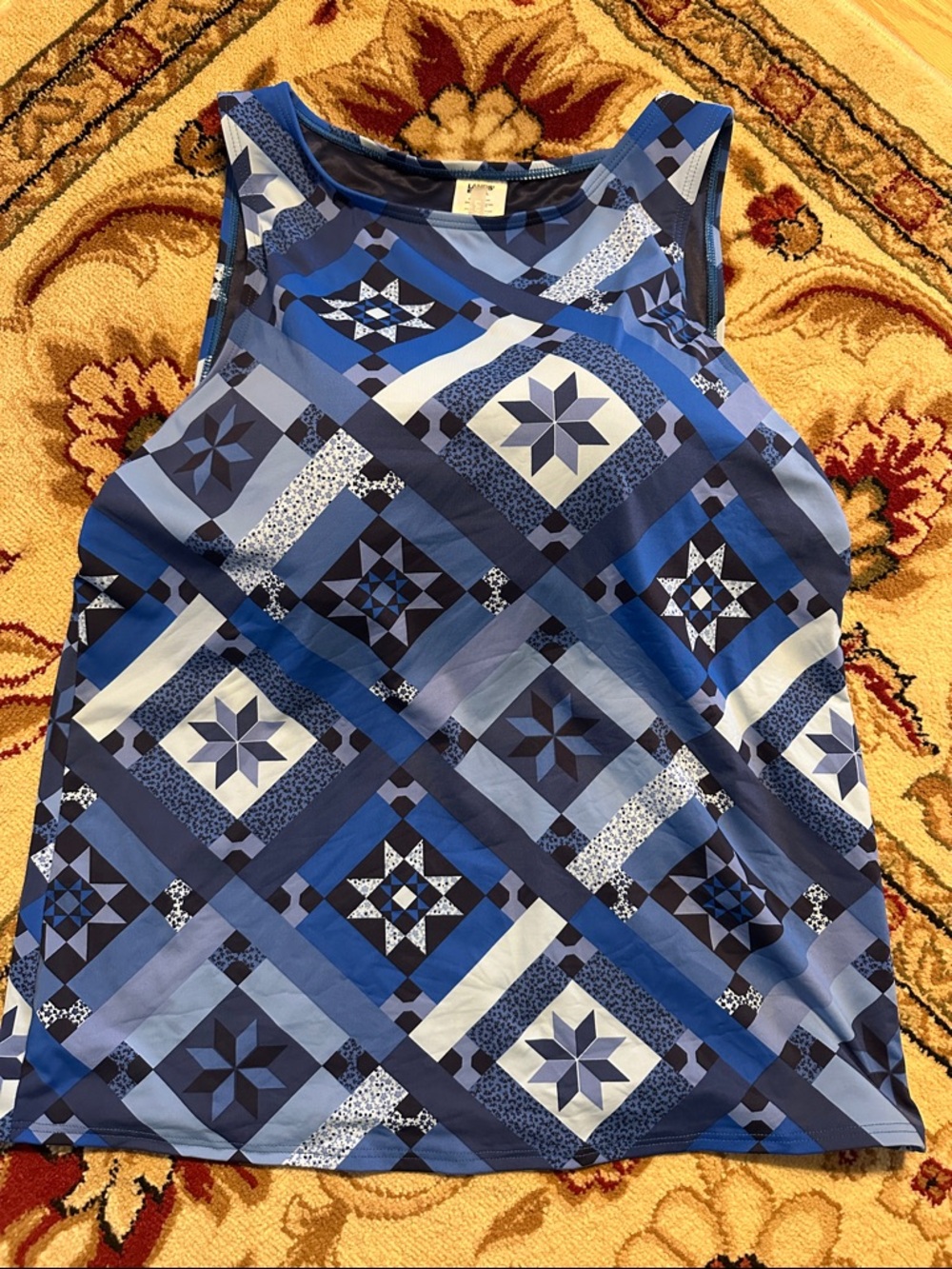 High Neck Modest Tankini Top
